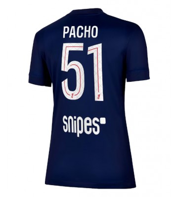 Lacne Ženy Futbalové dres Paris Saint-Germain Willian Pacho #51 2025-26 Krátky Rukáv - Domáci